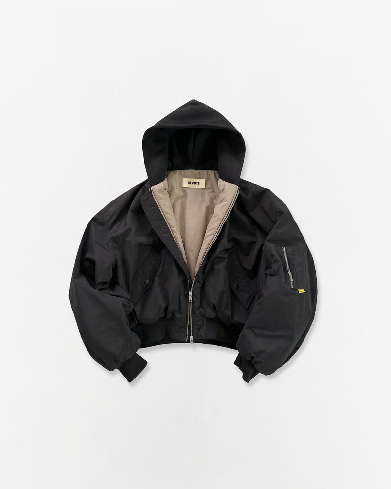 Reversible Cropped Bomber Jacket