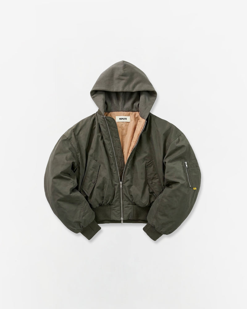 Reversible Cropped Bomber Jacket