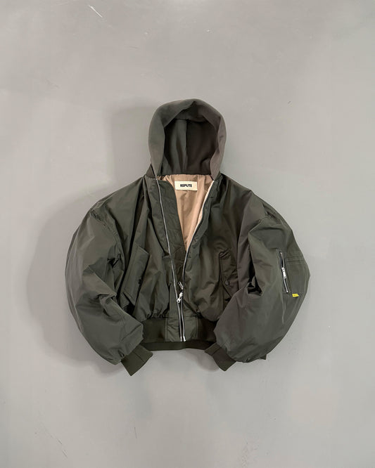REVERSIBLE BOMBER OLIVE