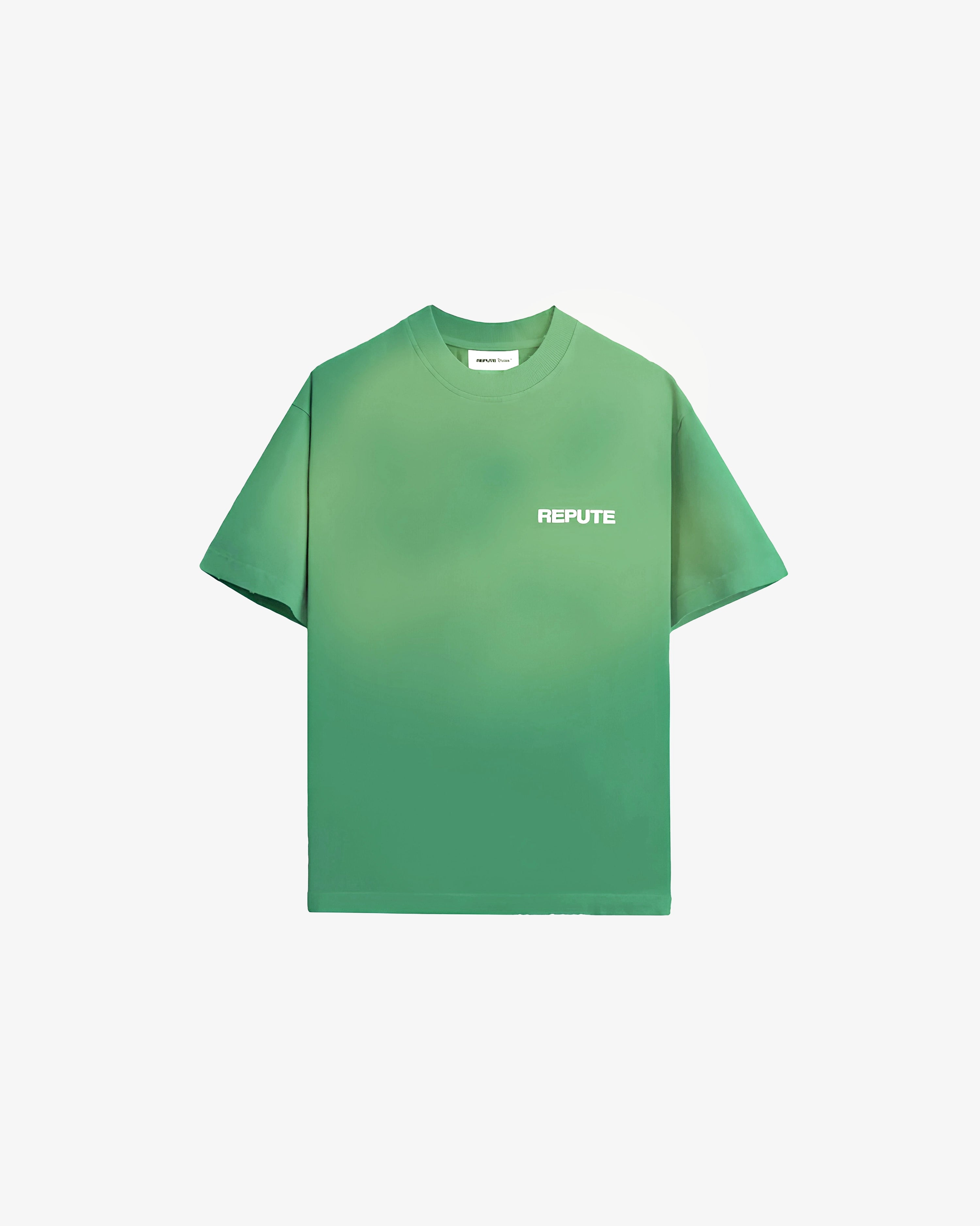 GREEN FADED TEE
