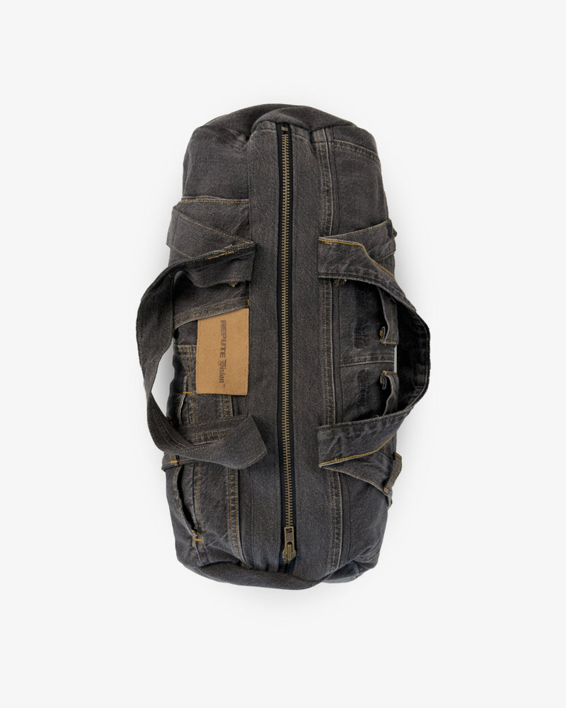 CUSTOM UPCYCLED DENIM BAG GREY - reputevision.com