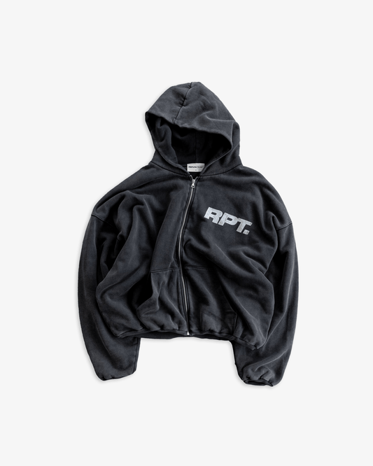 Double Layered Hoodie Grey Washed - reputevision.com