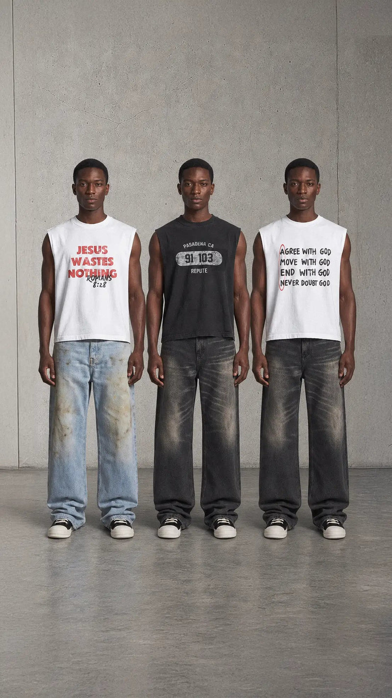 GHOST POCKET COLLEGE SLEEVELESS TEE - reputevision.com