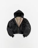 Reversible Cropped Bomber Jacket