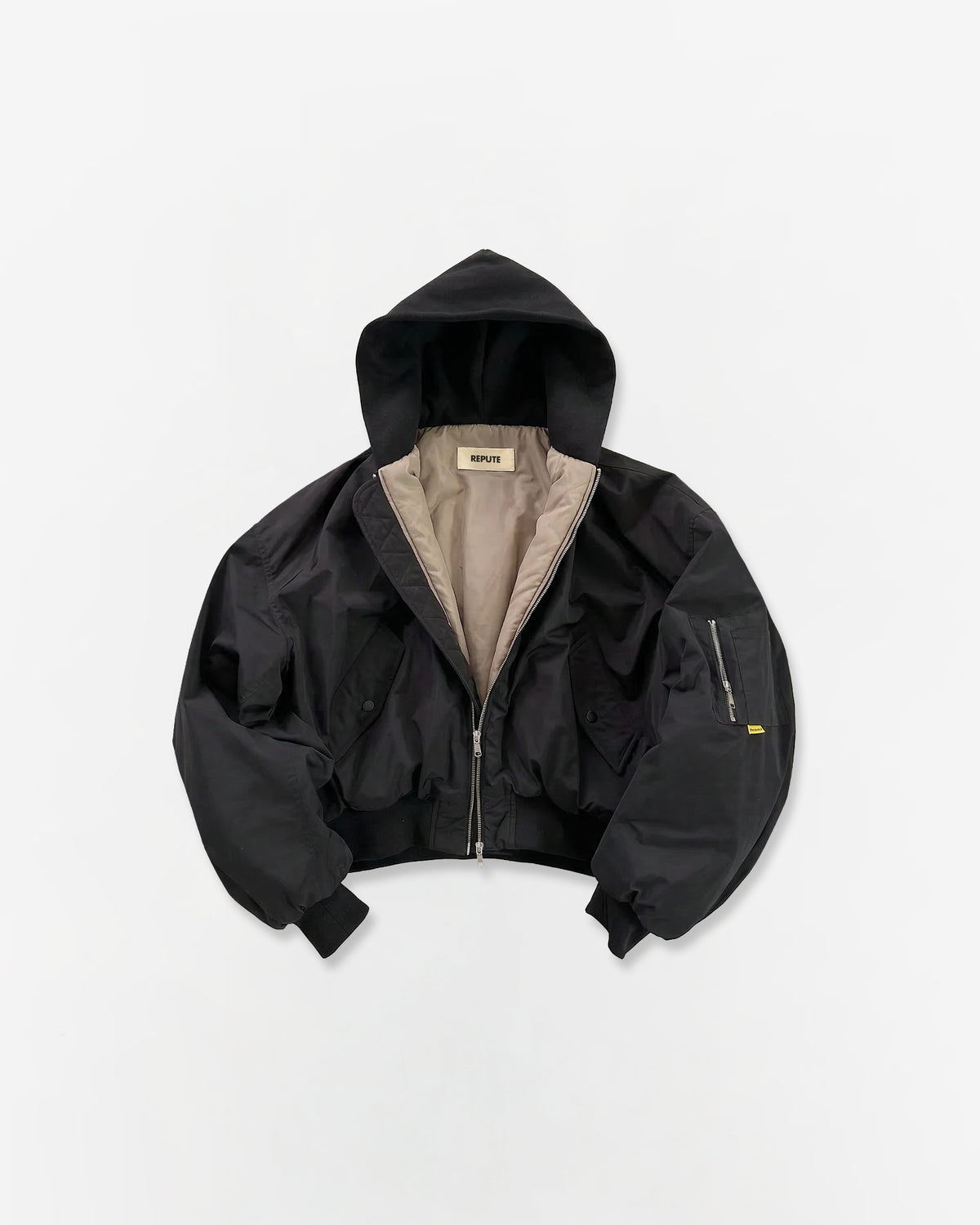 Reversible Cropped Bomber Jacket