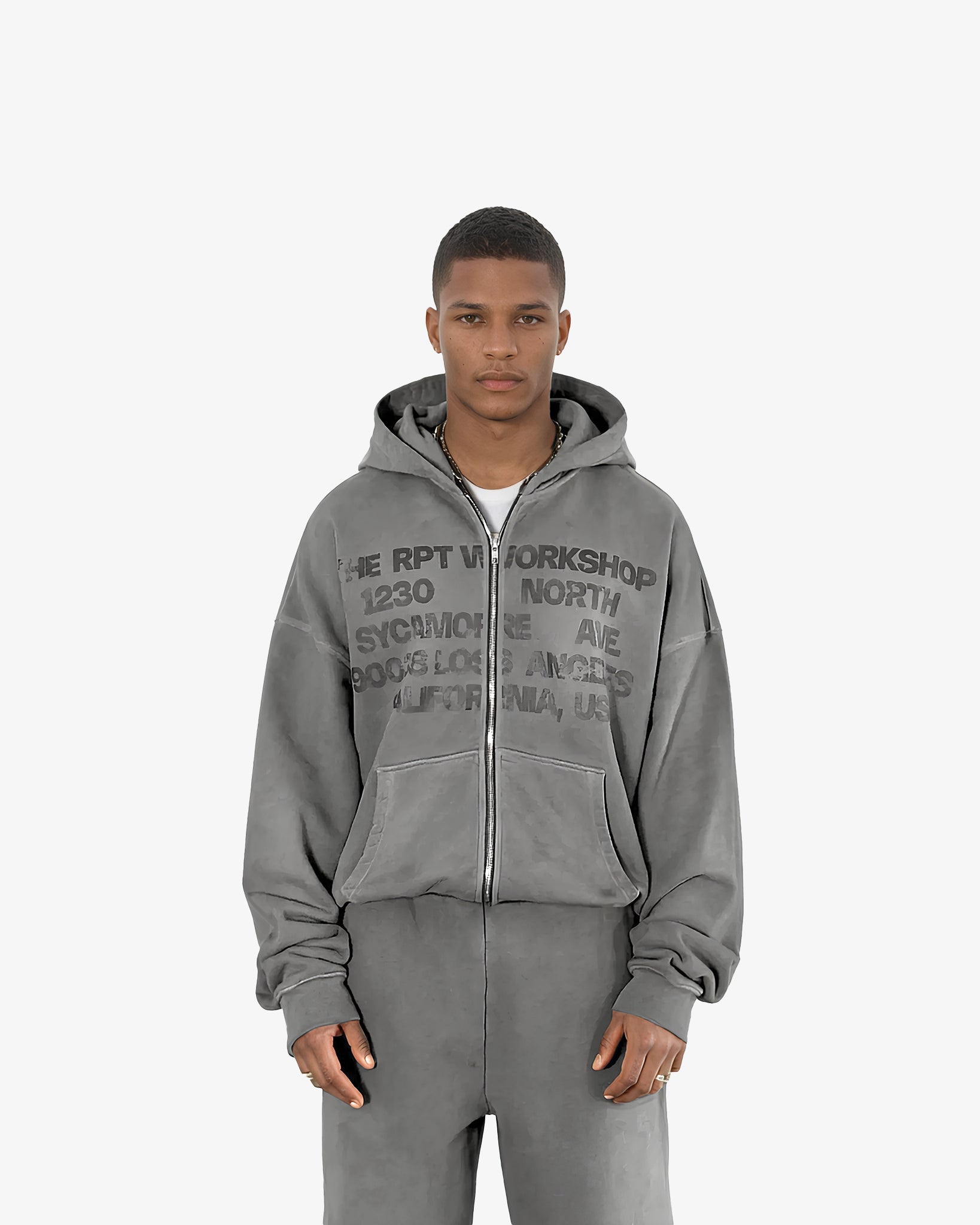 SYCAMORE AVE. ZIP HOODIE - reputevision.com