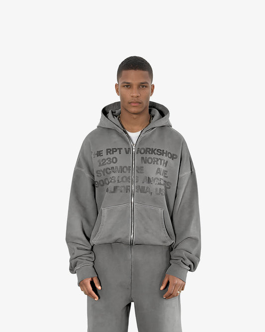 SYCAMORE AVE. ZIP HOODIE - reputevision.com